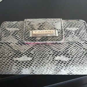 Tahari Snake skin wallet